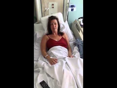 1 day post op Anterior lumbar spinal fusion L4/5