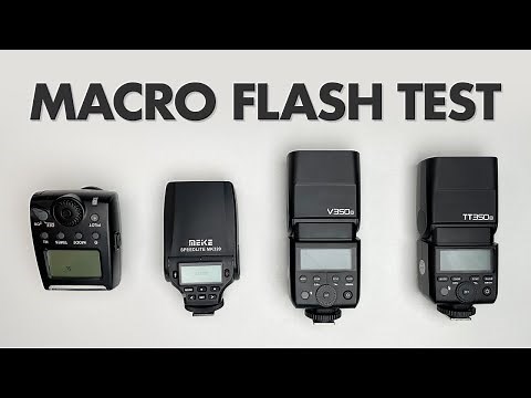 4 Compact Macro Photography Flashes Tested (Godox V350, TT350, Meike MK320, MK310)