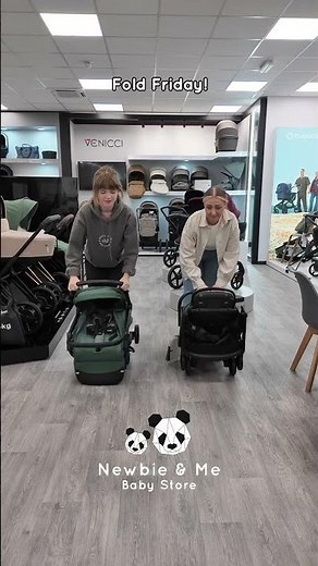old Friday! 🖤 Which Stroller Folds Best? Nubi 2 vs Butterfly 2 #shorts
