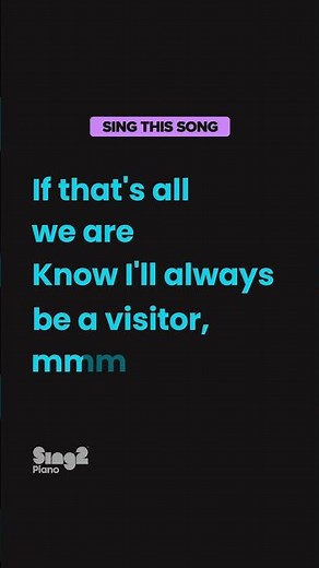 Sienna Spiro - The Visitor (Piano Karaoke)