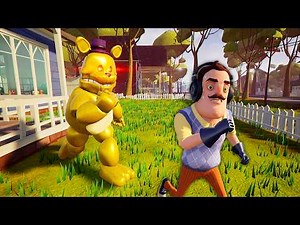 Neighbor is as fast as Fredbear (Neighbor Plays)