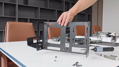 PC Creative Assembly Frame Test Bench，DIY Computer Case PC Frame Desktop Chassis Rack Stand Open Air Testbench Fits ATX ITX M-ATX Motherboard (ITX)