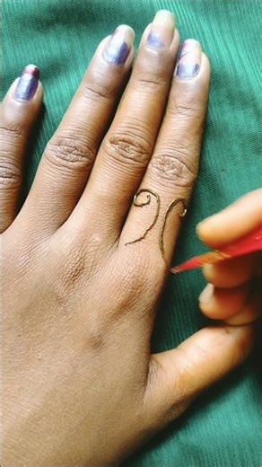 Back Hand Mehandi Design ll finger mehandi design ll mehndi design #trending #henna #shorts