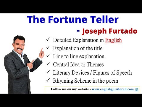 The Fortune Teller by Joseph Furtado # FY B.Com. # Explanation and Analysis # SPPU