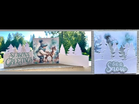 Shaped Winter TriFold