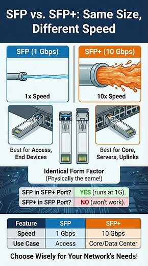 Transceiver: SFP vs. SFP+