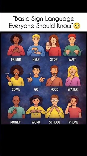 “Basic Sign Language Everyone Should Know”😳