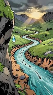 From Raindrop to River: How Tiny Drops Carve the Earth