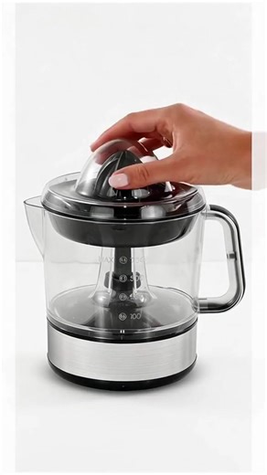 Squeezing citrus by hand is so last season—say hello to effortless fresh juice every time! 🧡 This 3-cup electric citrus juicer takes the hard work out of juicing oranges, lemons, and grapefruits. Compact enough to fit on any countertop, it’s easy to take apart and clean after use. Whether you’re whipping up a morning smoothie, a fresh salad dressing, or a refreshing drink for friends, this juicer is a handy addition to your kitchen. Tap to shop and simplify your citrus prep routine. #electricci