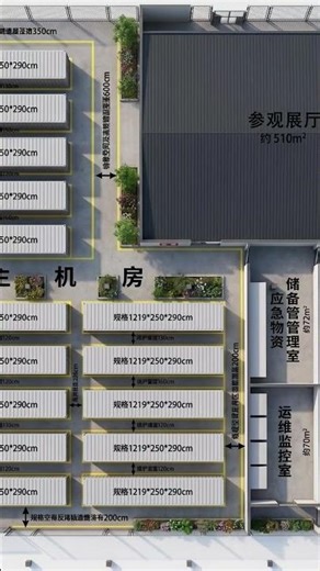 Lean Smart Modular Container Data Center | 12x40ft Computing Nodes