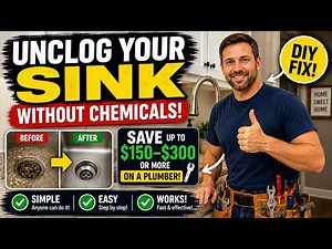 How to Unclog a Sink Without Chemicals Save Money & Protect Your Pipes!
