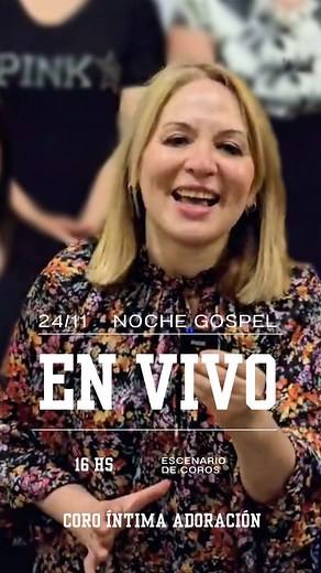 Experiencia Gospel, lunes 24 de noviembre 16 hs, Escenario de Coros, Diagonal Norte y Bartolomé Mitre | Mariana Sa - Escuela de Música