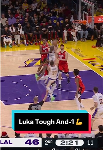 Luka takes the contact 👏 #NBA #NBAHighlights #LulaDoncic #Lakers | luka doncic