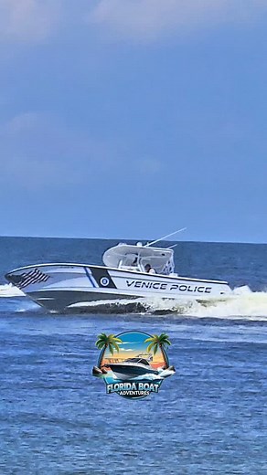 Venice Police Boat Speeding in the Gulf Of America | Florida Boat Adventures
