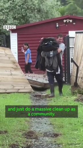 The clean-up has begun in Auckland, New Zealand, after the city was hit by deadly flooding. | BBC News