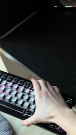 New keyboard from @Ajazz Eu Store #techtok #setup #blacksetup