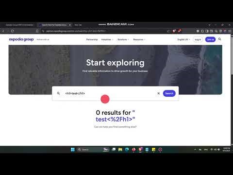 Reflected HTML Injection in Search Query