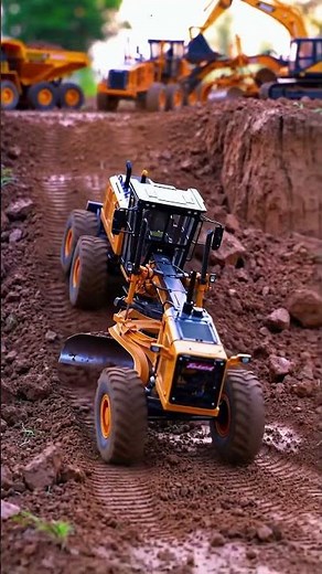 Unbelievable RC Grader Skills! Watch It Create Perfect Surfaces! 🤩