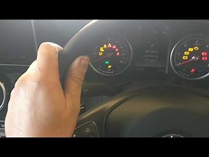 How to reset the service light of the 2016 Mercedes C-Class?