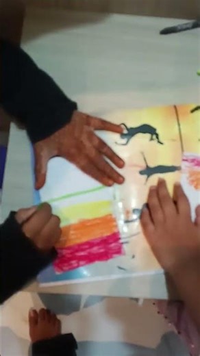 scratching paper DIY fun colorful paper😍💗