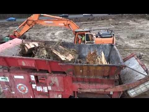 Morbark HT1684 Predator: Stump shredding.