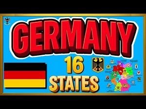 Germany Map Explained 🇩🇪 | 16 States of Germany