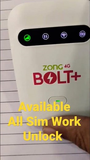 Zong Device Available Unlock All Sim Work