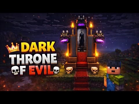 I Built the DARK THRONE OF EVIL in Minecraft 😈👑 | Most Dangerous Build Ever 🔥