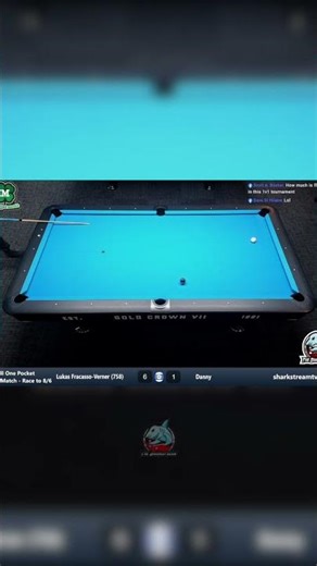 One-Ball One Pocket Action - Z-shot for the game