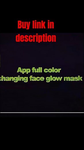Bluetooth LED Mask with App Control 😈 Programmable Halloween Light Up Mask
