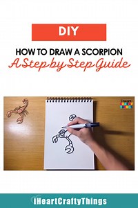5K views | Want to master the art of drawing a scorpion? From the...
