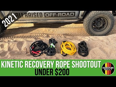SUB $200 KINETIC RECOVERY ROPE SHOOTOUT | K72 ROPES, DEADMAN OFFROAD, IRONMAN 4X4, VICOFFROAD