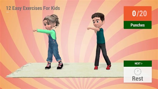 12 Easy Exercises For Kids At Home