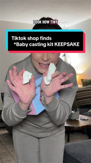 Adorable Baby Hand and Foot Casting Kit for Keepsakes