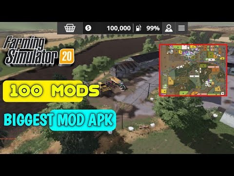 farming simulator 20 biggest map mod apk #fs20