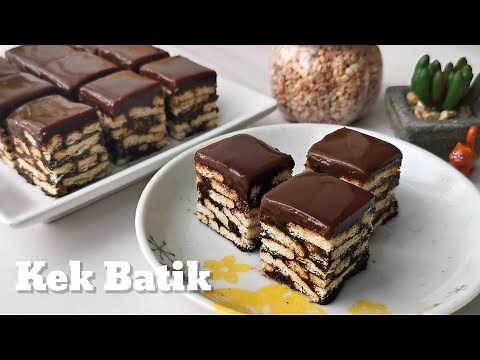 KEK BATIK LEMBUT | RESEPI MUDAH & SEDAP