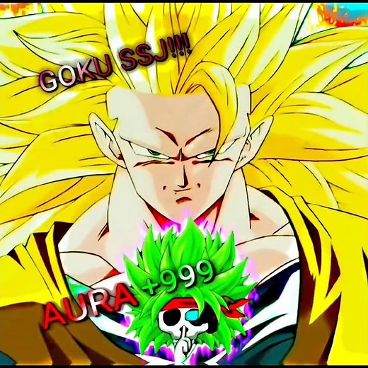 Goku’s SSJ3 Transformation is Pure AURA! 🔥✨ #DragonBallZ