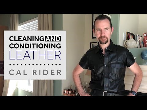 Cleaning and Conditioning Leather