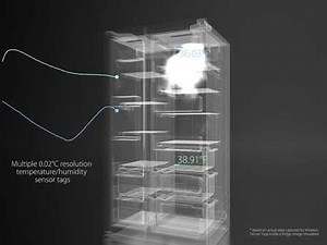 Wireless Sensor Tags inside Fridge