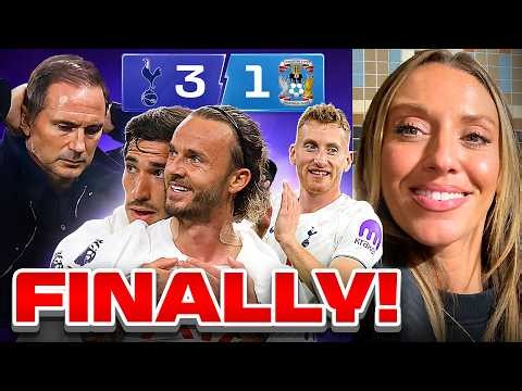 Abbi Summers Reacts To First Spurs Win! | Tottenham 2-1 Coventry