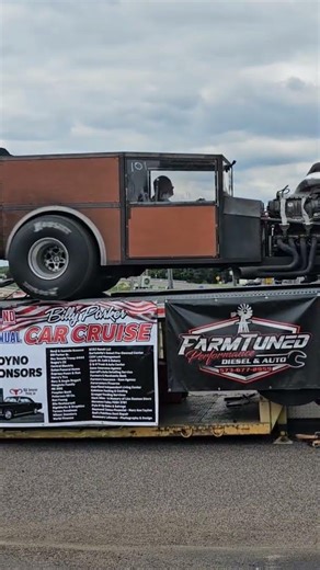 Blown Home Built drag car on Dyno making massive Power