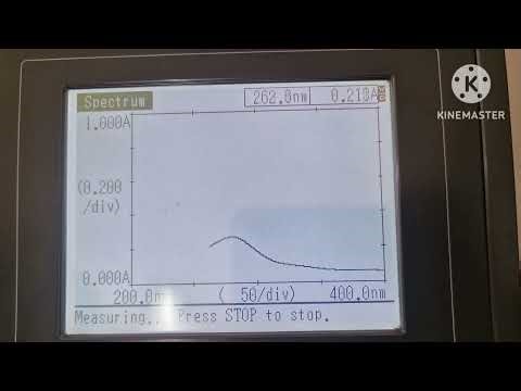 How to change scale in uv spectroscope manual