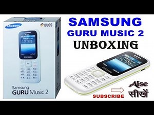 Unboxing Samsung Guru Music 2 SM-B310EZKDINS ( Blue )