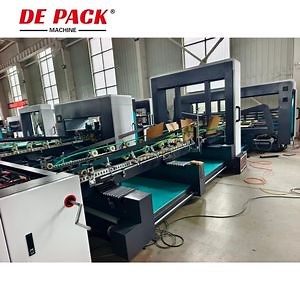 [Hot Item] Full Automatic Corrugated Cardboard Box Folding and Gluing Machine