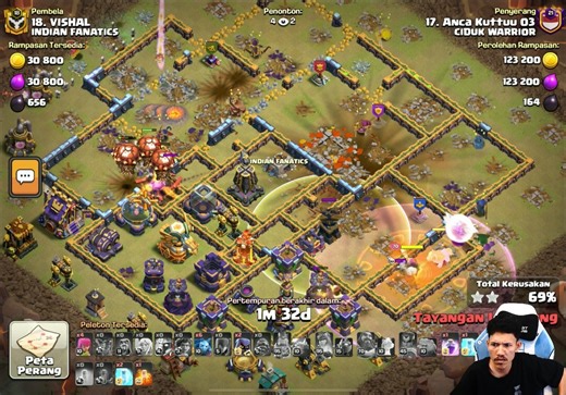 Hard War Lawan 61 War Win Streak | Ciduk Warrior