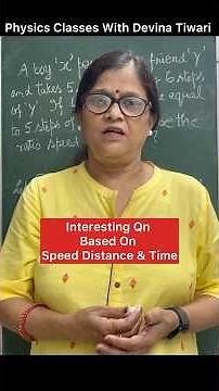 Speed–Time–Distance Puzzle Explained Simply #kinematics #shorts