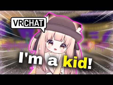 VRChat Kid Voice Trolling | Best Kid Voice Changer Prank with an AI Voice Changer