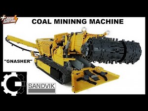 LEGO Technic Heavy Coal Mining Machine "Gnasher" the AMERICAN TERMINATOR
