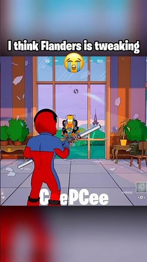 Flanders is going crazy #fnbr #fortnite #fnmmemes #fortnitelive #viral #gaming #trend #bome #shorts