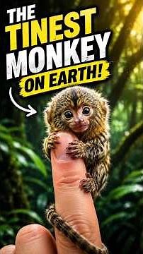 You Won't Believe How Tiny This Monkey Is! 🐒 | World's Smallest Monkey